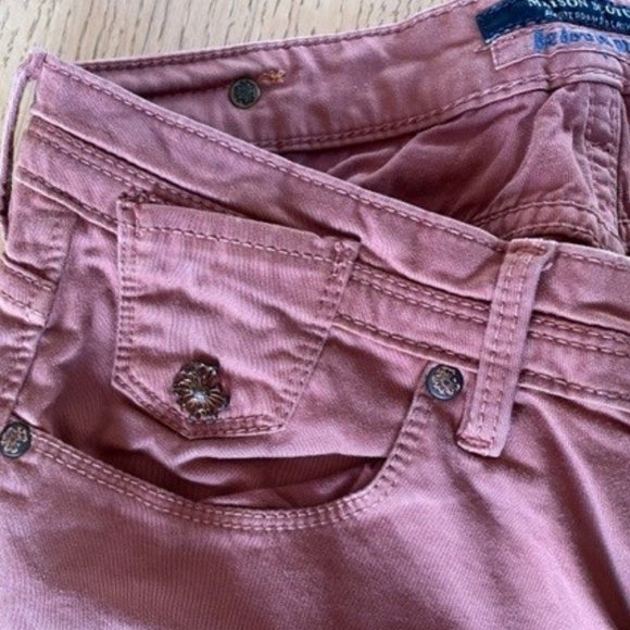 MAISON SCOTCH Amsterdams Blauw SKINNY JEANS  W25 L32 +  Maison Scotch WOVEN BELT - Picture 12 of 13